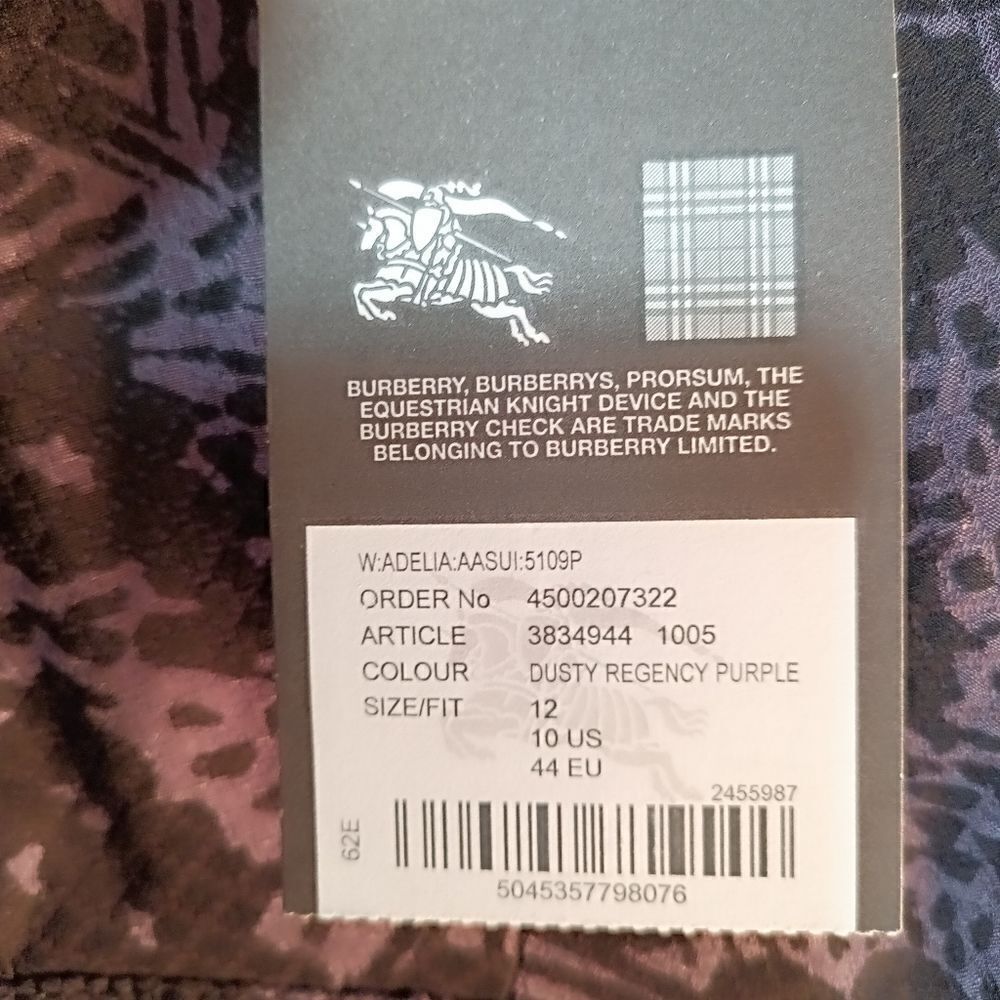 NWT Burberry London Midi Dress - Picture 5 of 11